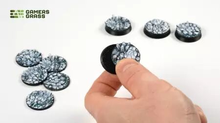 Frost Lake - Round 28mm (x10)- Battle Ready Bases - Gamers Grass