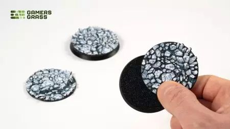 Frost Lake - Round 50mm (x3) - Battle Ready Bases- Gamers Grass