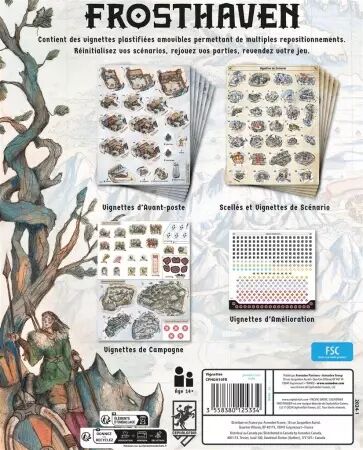 Frosthaven : Removable Sticker Set - Cephalofair Games