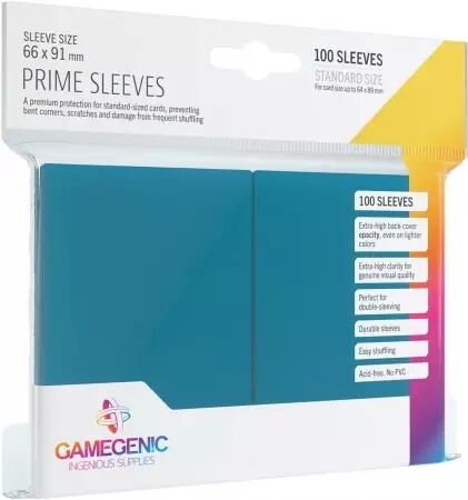 Gamegenic : 100 Prime Sleeves - Blue