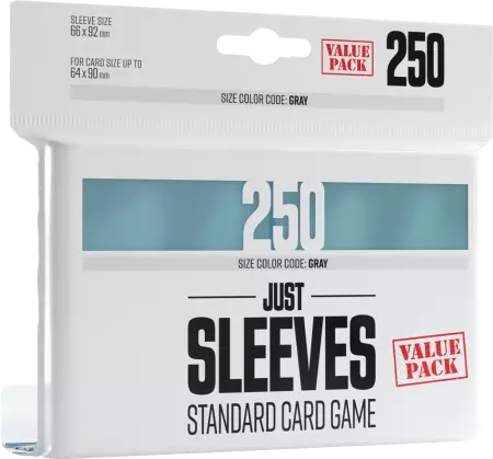 Gamegenic : 250 Just Sleeves - Value Pack Clear