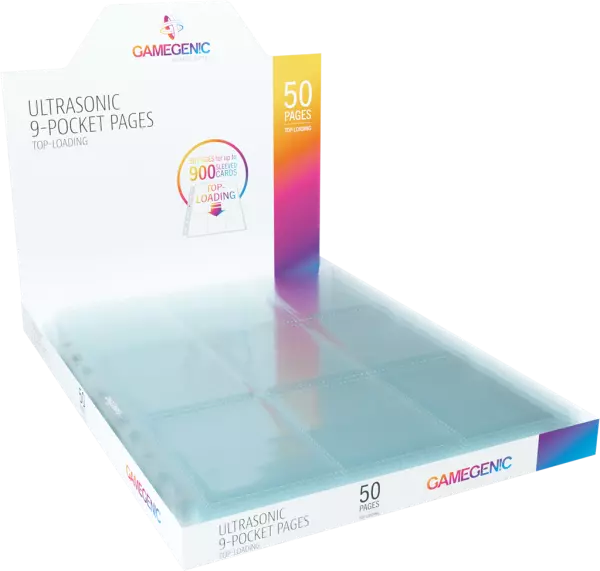 Gamegenic : 50 Pages 9 Pocket Ultrasonic Toploader