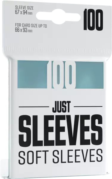Gamegenic : Just Sleeves - Soft Sleeves (100) - 64x89mm
