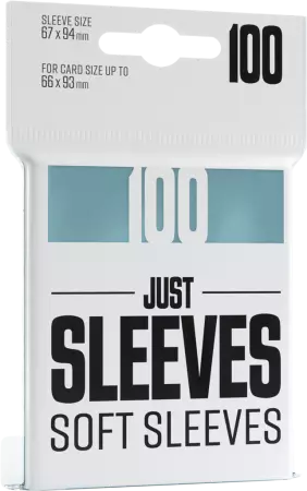 Gamegenic : Just Sleeves - Soft Sleeves (100) - 64x89mm