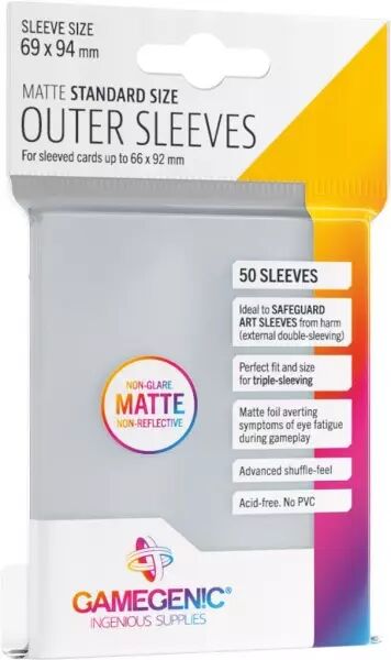 Gamegenic - Outer Sleeves Matte Standard Size