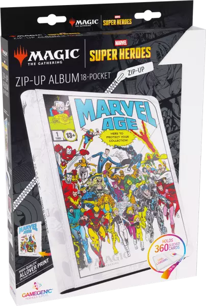 Gamegenic - Prime Zip-Up Album Noir 18-Pocket - Marvel Age
