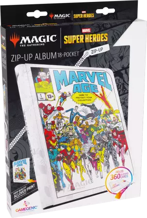 Gamegenic - Prime Zip-Up Album Noir 18-Pocket - Marvel Age