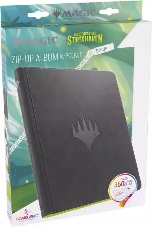 Gamegenic - Prime Zip-Up Album Noir Vert - MTG Secrets de Strixhaven