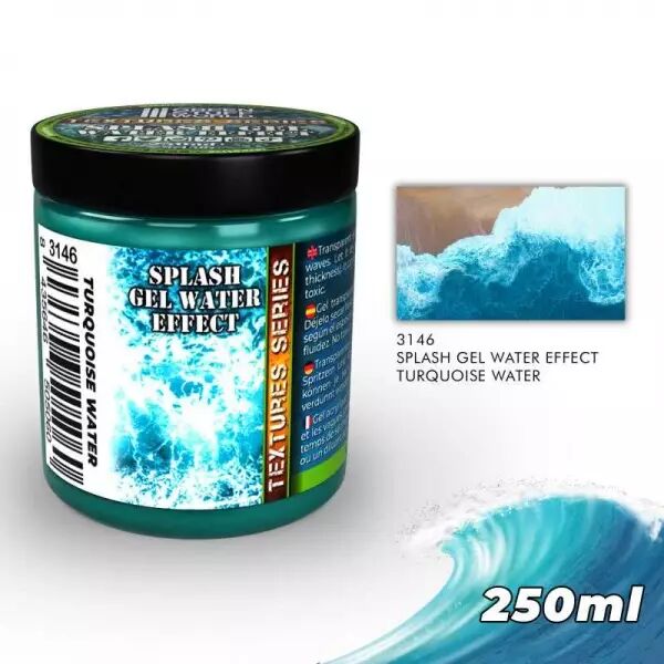 Gel � effet d\'eau - Turquoise 250ml - Green Stuff World