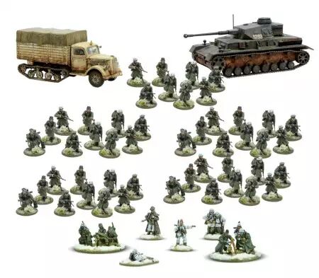 German Heer Winter Starter Army - Arm&eacute;e de D&eacute;part - Germany - Bolt Action