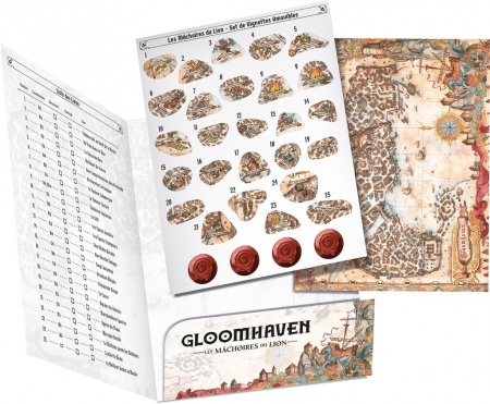 Gloomhaven : Mâchoires du Lion Removable Sticker Set