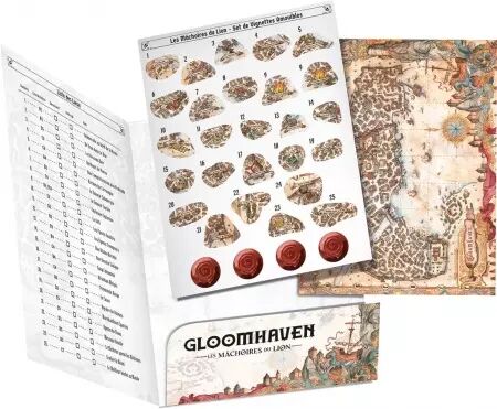 Gloomhaven : Mâchoires du Lion Removable Sticker Set