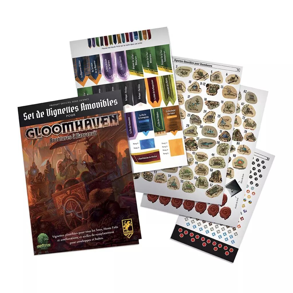 Gloomhaven Removable Sticker Set