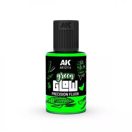 Green Glow Base - Glow Fluor 30Ml - Ak Interactive