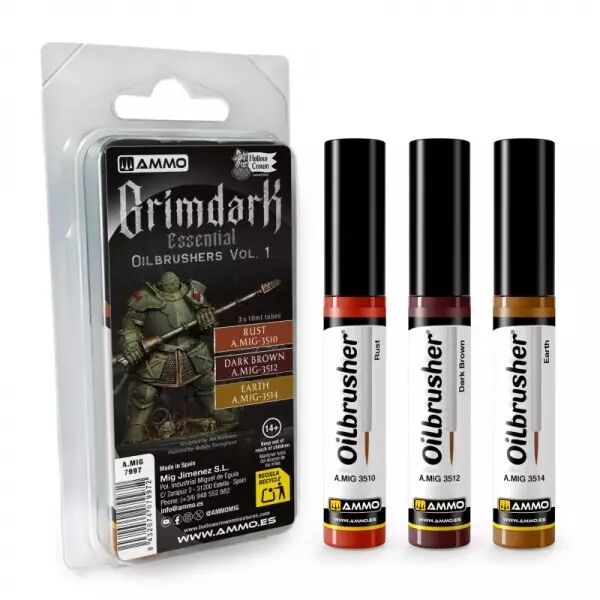 Grimdark Essential Oilbrushers  - Mig Jimenez