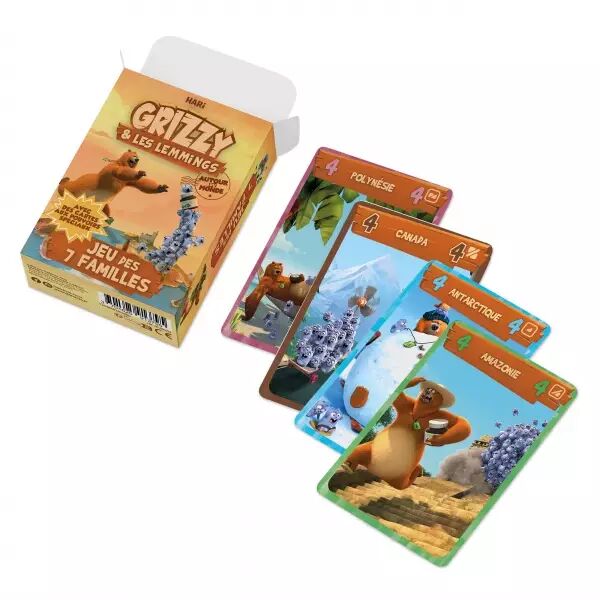 Grizzy & les lemmings - Jeux de 7 familles 