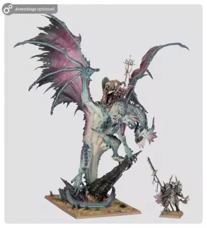Guerriers du Chaos : Seigneur sur Dragon du Chaos (Lord On Chaos Dragon) - Warhammer the Old World
