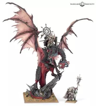 Guerriers du Chaos : Seigneur sur Dragon du Chaos (Lord On Chaos Dragon) - Warhammer the Old World
