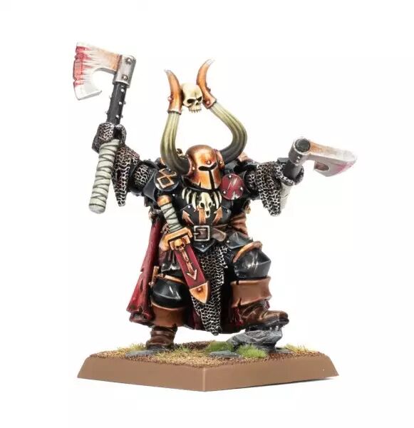 Guerriers du Chaos (Warriors of Chaos) : Seigneur du Chaos avec Arme de Base Suppl�mentaire - Warhammer the Old World
