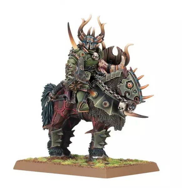 Guerriers du Chaos (Warriors of Chaos) : Seigneur du Chaos sur Monture D�moniaque - Warhammer the Old World