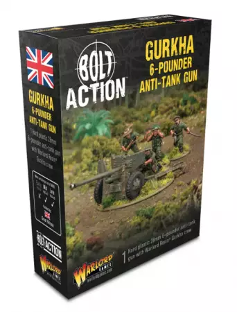 Gurkha 6-pounder anti-tank gun- Great Britain - Bolt Action