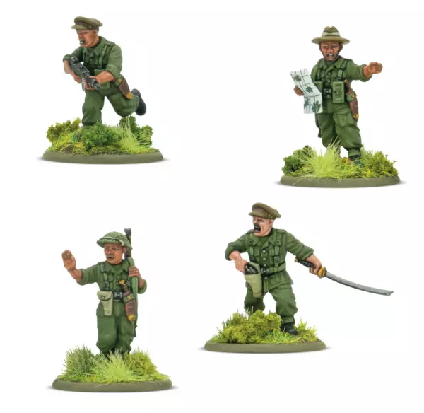 Gurkha platoon commanders - Great Britain - Bolt Action