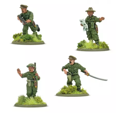 Gurkha platoon commanders - Great Britain - Bolt Action
