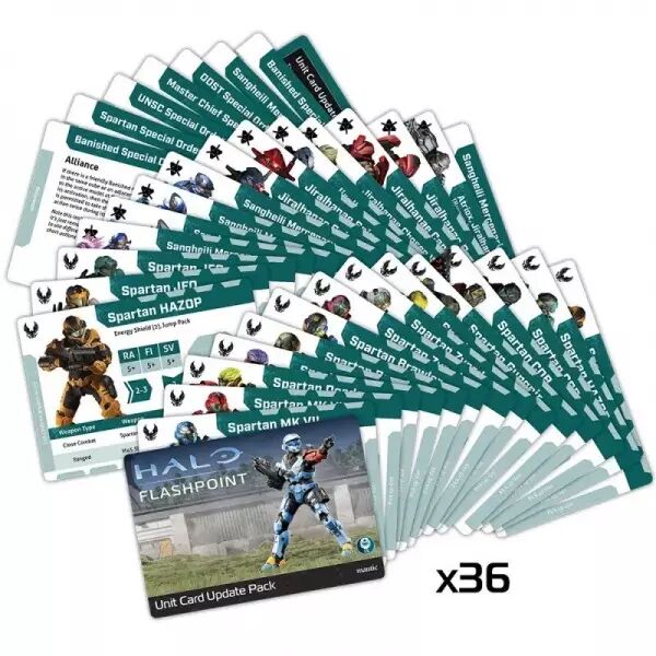 Halo Flashpoint - Unit Card Update Pack - Mantic Games