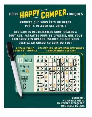 Happy Camper - Jeu de Logique -  Professor Puzzle