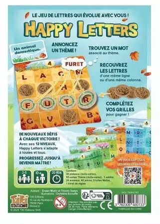 Happy Letters - Erwan Morin et Thierry Saeys - Tiki Editions