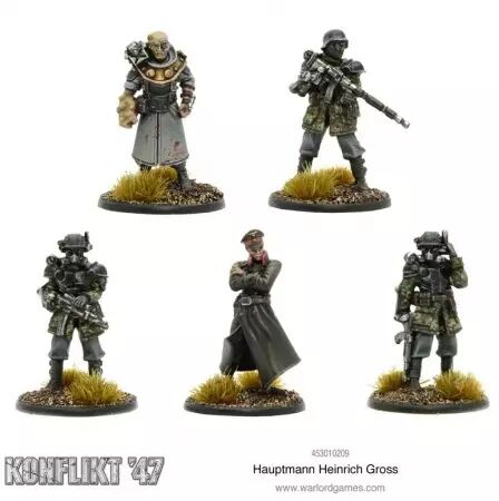  Hauptmann Heinrich Gross - Konflict 47 - Warlord Games
