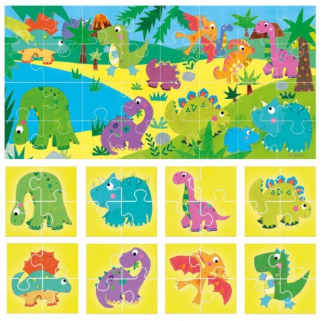 Headu - Puzzle 8 + 1 Dinosaurs