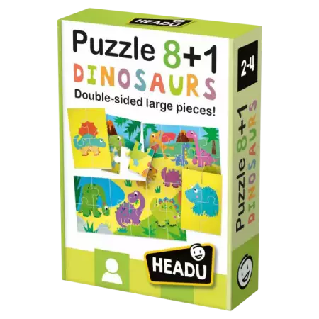 Headu - Puzzle 8 + 1 Dinosaurs
