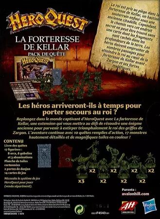 Heroquest - Extension : La forteresse de Kellar