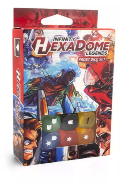 HexaDome Legends - Frost Dice Set - Corvus Belli