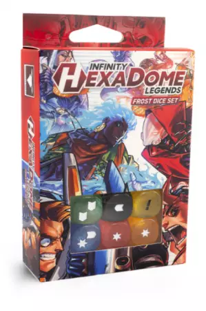 HexaDome Legends - Frost Dice Set - Corvus Belli