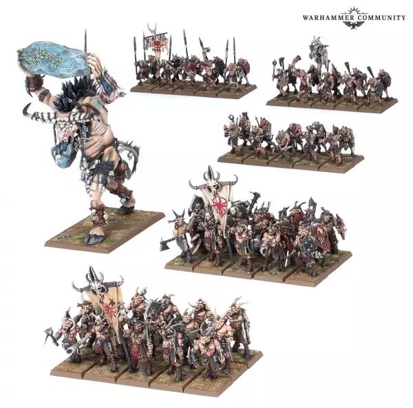 Hommes B�tes (Beastmen Brayherds) : Battalion - Warhammer The Old World