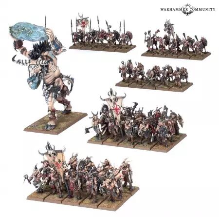 Hommes Bêtes (Beastmen Brayherds) : Battalion - Warhammer The Old World