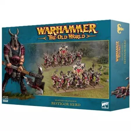 Hommes Bêtes (Beastmen Brayherds) : Bestigor Herd - Warhammer The Old World