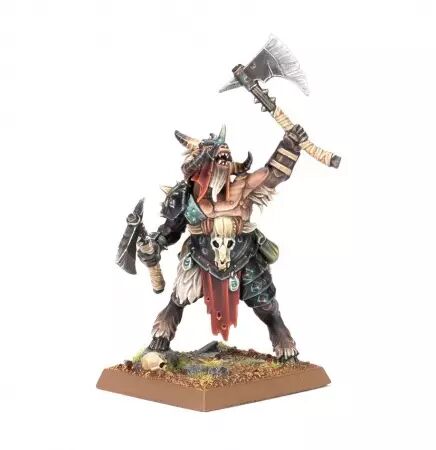 Hommes Bêtes (Beastmen Brayherds) : Chef Homme-bête (Beastman Chieftain) - Warhammer The Old World