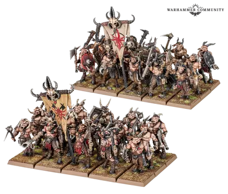 Hommes Bêtes (Beastmen Brayherds) : Gor Herd - Warhammer The Old World