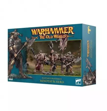Hommes B&ecirc;tes (Beastmen Brayherds) : Minotaur Herd - Warhammer The Old World