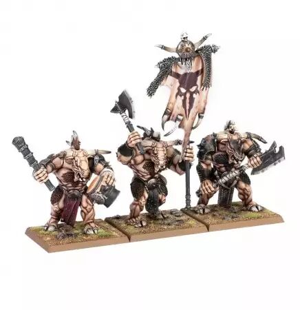 Hommes B&ecirc;tes (Beastmen Brayherds) : Minotaur Herd - Warhammer The Old World