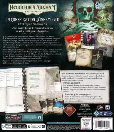 Horreur à Arkham JCE : La Conspiration dInnsmouth - Ext Campagne