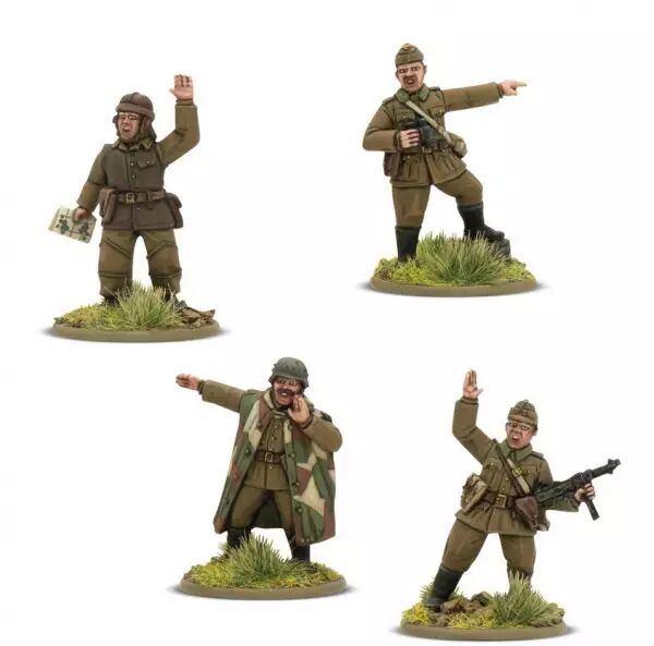 Hungarian Army Platoon Commanders � Officiers de l\'Arm�e Hongroise - Bolt Action - Warlord Games