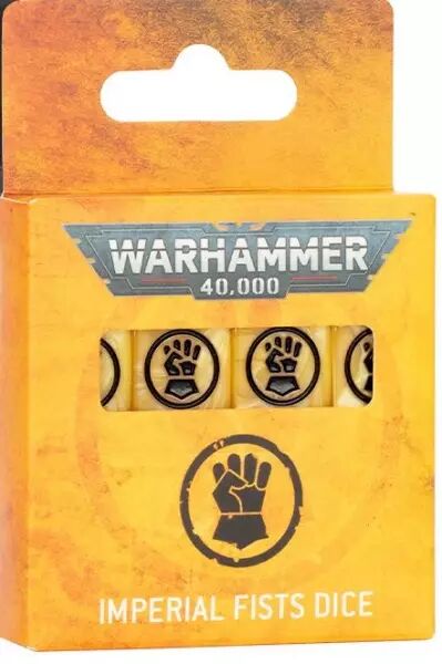 Imperial Fists : Set de d�s - Warhammer 40k - Games Workshop
