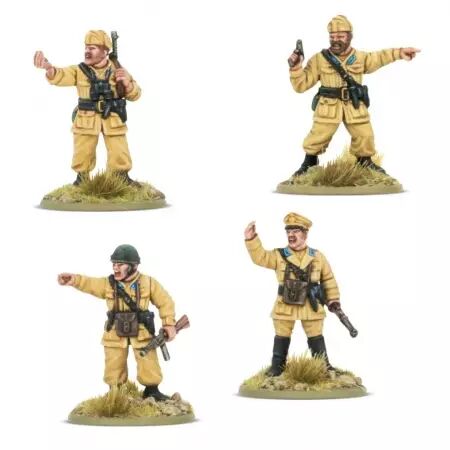  Italian Paracadutisti Platoon Commanders - Bolt Action