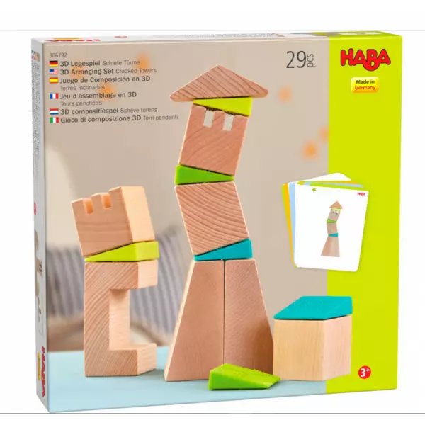 Jeu d�assemblage en 3D Tours pench�es