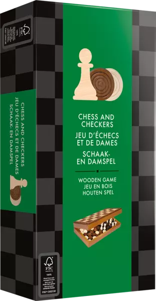 Jeu d\'�checs et de Dames Pliable