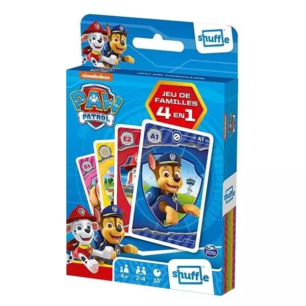 Jeu de 7 Familles 4 en 1 - Pat\'Patrouille